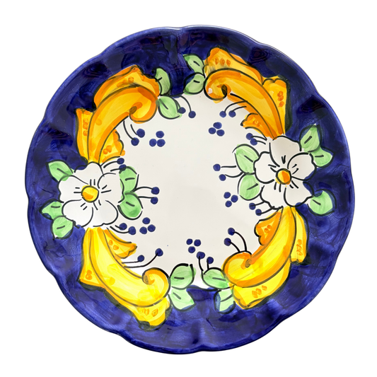 Sorrento Plate Set Of 4 | Italian Hand-Painted Ceramic | Amalfi Coast Tableware