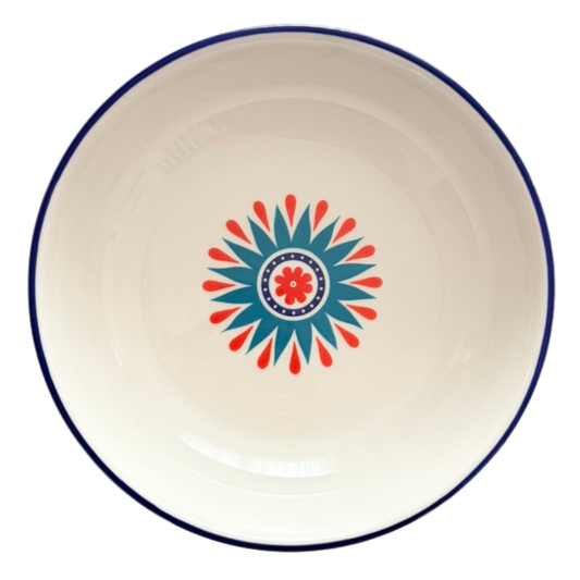 Solana, Palma & Carmela Pasta Bowls Set of 3 | Hand-Painted Mediterranean Ceramic