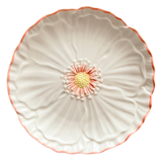 Petal Pink Ceramic Dinnerware Set of 2 – Plate & Bowl | Table Bella