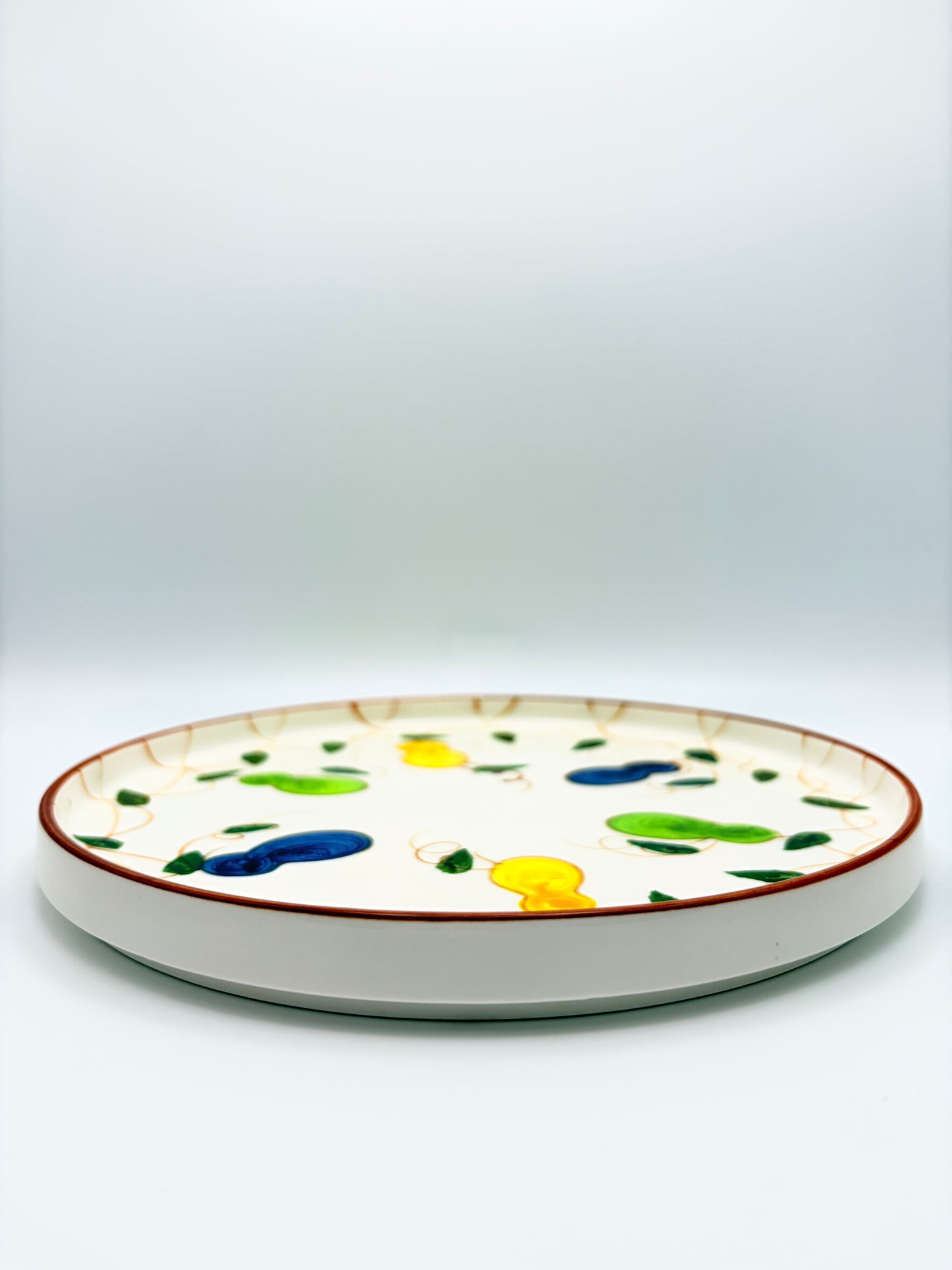 Lira Plate Set Of 4| Hand-Painted Artisan Ceramic Plate | Vibrant Tableware