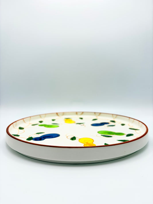 Lira Plate Set Of 4| Hand-Painted Artisan Ceramic Plate | Vibrant Tableware