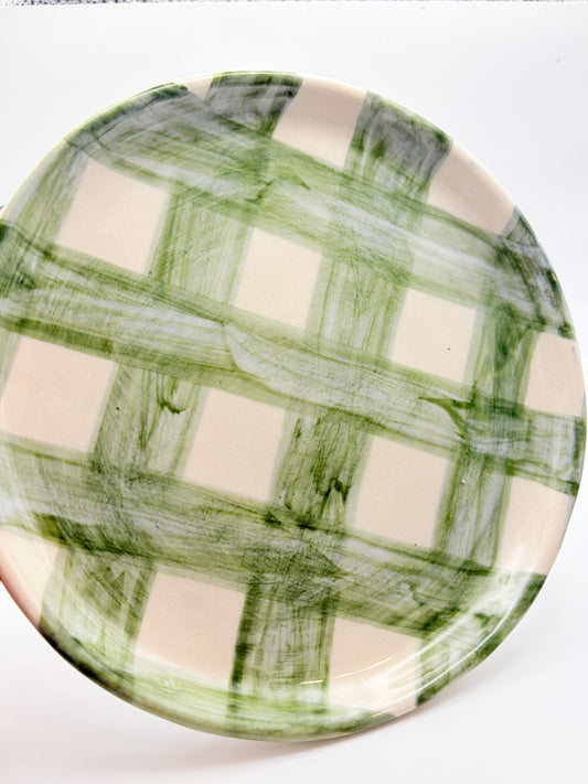 Farmhouse Check Plate - Green
