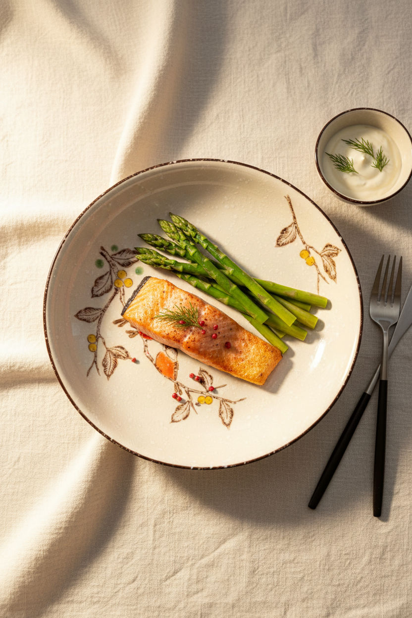 Tori Plate Set Of 4  | Hand-Painted Floral Ceramic Plate | Artisan Tableware