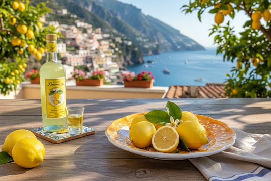 Zest Plate Set Of 4 | Italian Hand-Painted Lemon Ceramic | Amalfi Coast Tableware